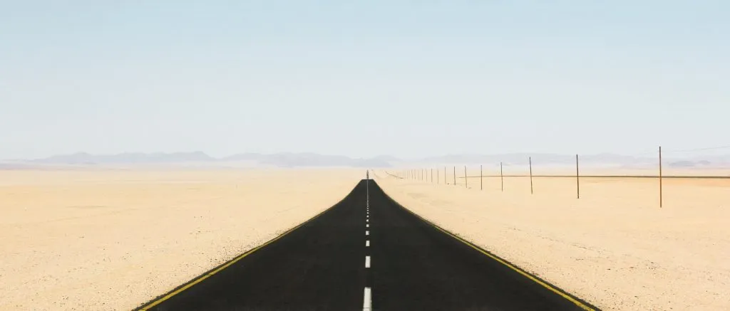 road in the desert