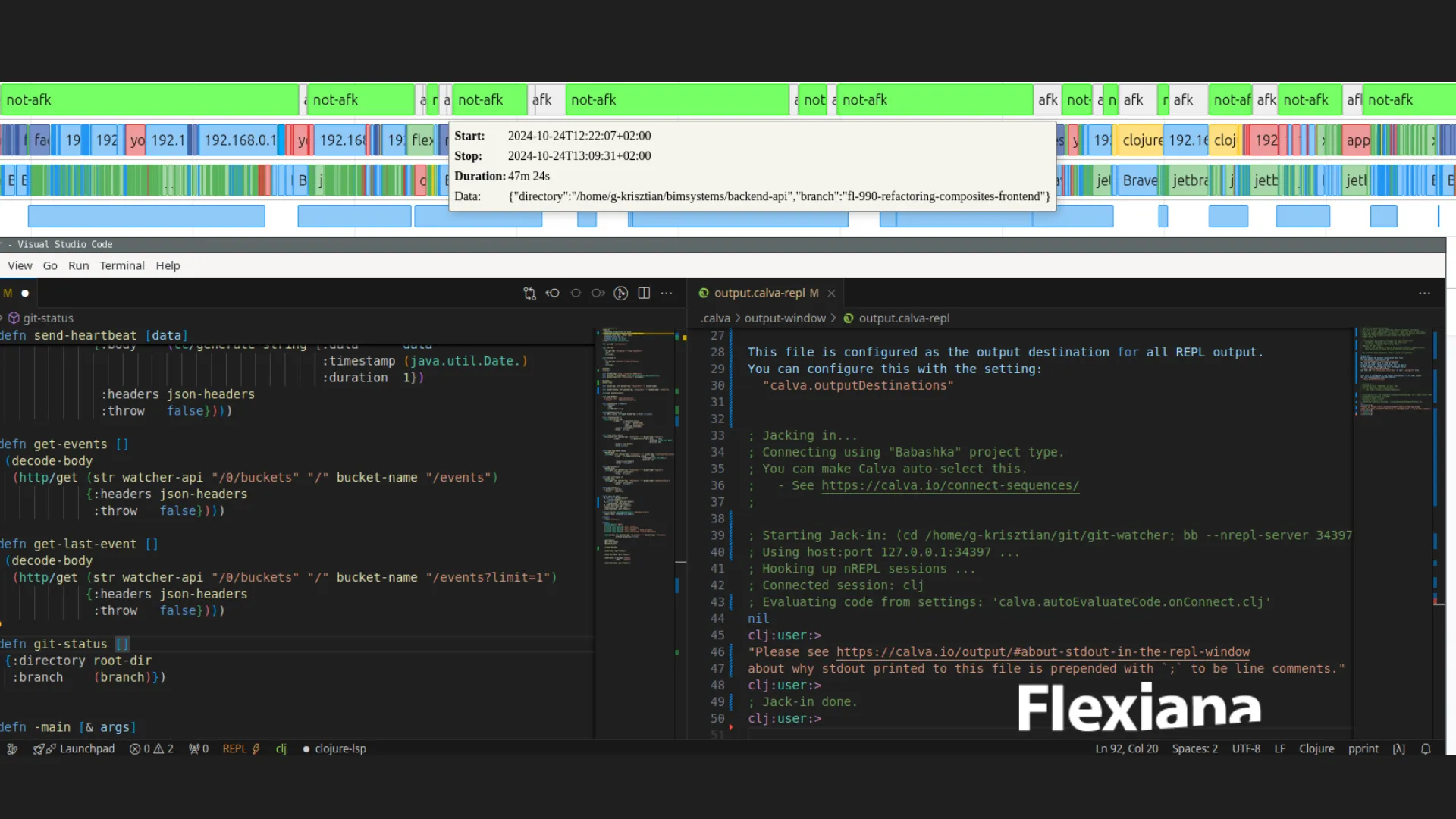 Tracking Working Hours in ActivityWatch Based on Git Activities