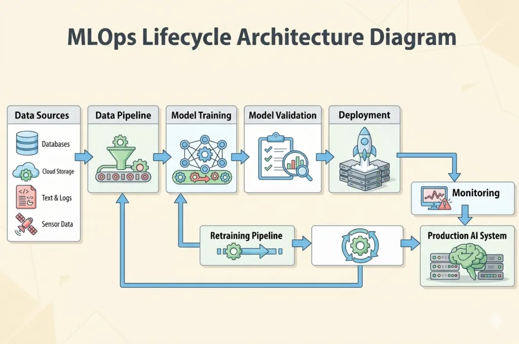 MLOPs Lifecycle Architecture Diagram