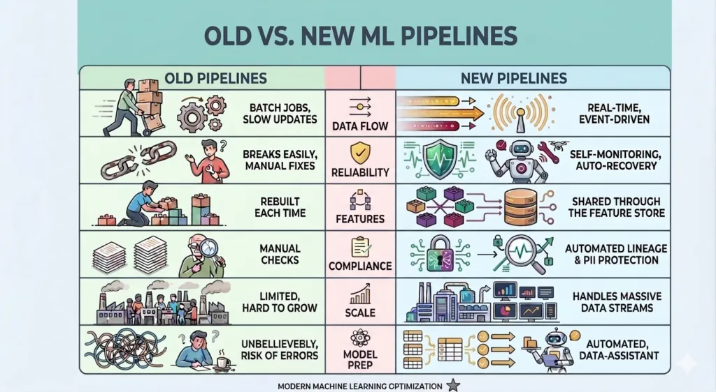 Old vs. New ML Pipelines