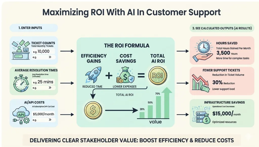 Maximizing ROI with AI in Customer Support
